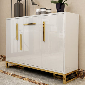 Light Luxury Italy Design Solid Painted Shoe Cabinet - IdeaHome24 - Home Decor ideahome24.com