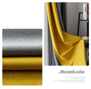 Blackout Contrast colored room darkening curtain panels --Finland Autumn (Get FREE tie backs) - IdeaHome24 - Home Decor ideahome24.com